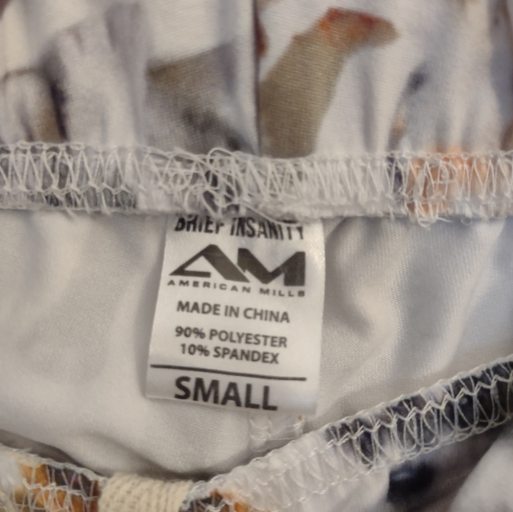 Brief Insanity Puppy Dog Lovers Unisex Lounge Pants Size Small NWT - Picture 8 of 8